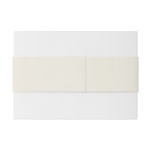 Einfache Monogramm Einladungsbanderole (Rückseitenbeispiel)