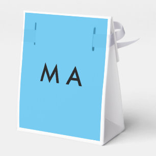 Einfache Monogramm fügen Sie den Namen Mann minim Geschenkschachtel