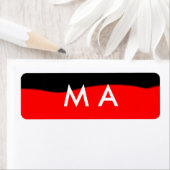 Einfache Monogramm fügen Sie den Namen Mann minima (Insitu)