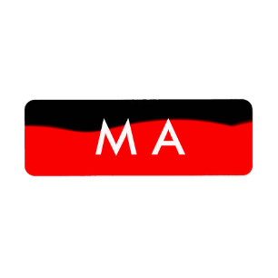 Einfache Monogramm fügen Sie den Namen Mann minima