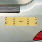 Einfache Monogramm fügen Sie den Namen Mann minima Autoaufkleber (Auf Auto)