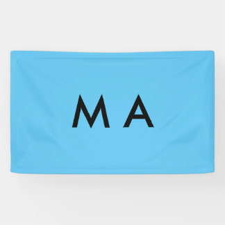 Einfache Monogramm fügen Sie den Namen Mann minima Banner