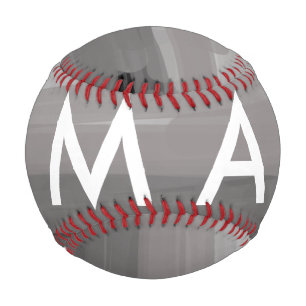Einfache Monogramm fügen Sie den Namen Mann minima Baseball