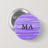 Einfache Monogramm fügen Sie den Namen Mann minima Button (Vorne & Hinten)
