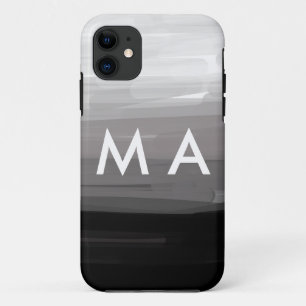 Einfache Monogramm fügen Sie den Namen Mann minima Case-Mate iPhone Hülle