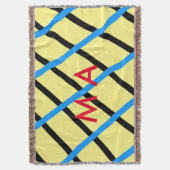 Einfache Monogramm fügen Sie den Namen Mann minima Decke (Vorderseite Vertikal)