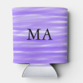 Einfache Monogramm fügen Sie den Namen Mann minima Dosenkühler (Rückseite)