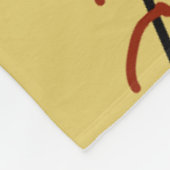 Einfache Monogramm fügen Sie den Namen Mann minima Fleecedecke (Ecke)