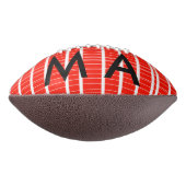 Einfache Monogramm fügen Sie den Namen Mann minima Football (Gedreht 90)