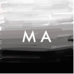 Einfache Monogramm fügen Sie den Namen Mann minima Freistehende Fotoskulptur<br><div class="desc">Gestaltung</div>