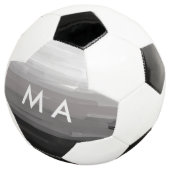 Einfache Monogramm fügen Sie den Namen Mann minima Fußball (Dreiviertel)