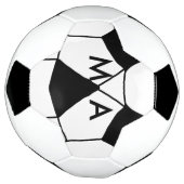 Einfache Monogramm fügen Sie den Namen Mann minima Fußball (Gedreht)