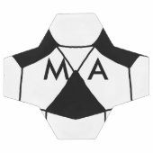 Einfache Monogramm fügen Sie den Namen Mann minima Fußball (Flach)