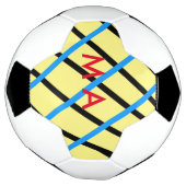 Einfache Monogramm fügen Sie den Namen Mann minima Fußball (Gedreht)