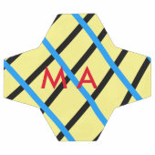 Einfache Monogramm fügen Sie den Namen Mann minima Fußball (Flach)