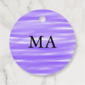 Einfache Monogramm fügen Sie den Namen Mann minima Geschenkanhänger (Rückseite)