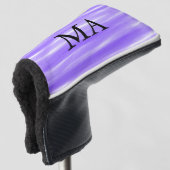 Einfache Monogramm fügen Sie den Namen Mann minima Golf Headcover (3/4 Vorderseite)