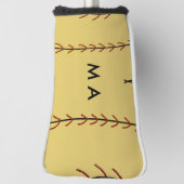 Einfache Monogramm fügen Sie den Namen Mann minima Golf Headcover (Rotieren 90)