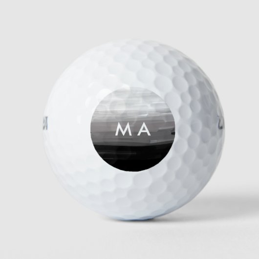 Einfache Monogramm fügen Sie den Namen Mann minima Golfball (Vorderseite)
