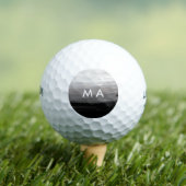 Einfache Monogramm fügen Sie den Namen Mann minima Golfball (Insitu T-Shirt)