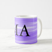 Einfache Monogramm fügen Sie den Namen Mann minima Kaffeetasse (VorderseiteRechts)