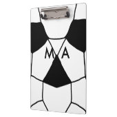 Einfache Monogramm fügen Sie den Namen Mann minima Klemmbrett (Links)