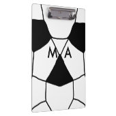 Einfache Monogramm fügen Sie den Namen Mann minima Klemmbrett (Rechts)