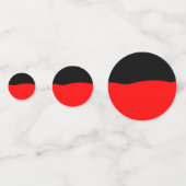 Einfache Monogramm fügen Sie den Namen Mann minima Konfetti (Vorderseiten)