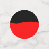 Einfache Monogramm fügen Sie den Namen Mann minima Konfetti (Klein Vorderseite)