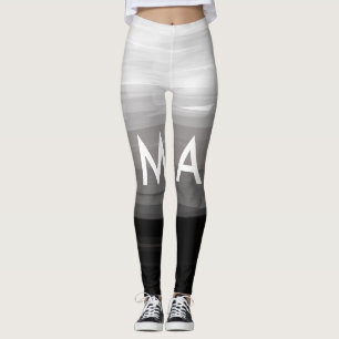 Einfache Monogramm fügen Sie den Namen Mann minima Leggings