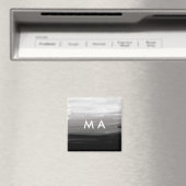 Einfache Monogramm fügen Sie den Namen Mann minima Magnet (In Situ (Geschirrspüler))