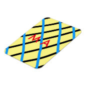 Einfache Monogramm fügen Sie den Namen Mann minima Magnet (Linke Seite)