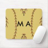 Einfache Monogramm fügen Sie den Namen Mann minima Mousepad (Mit Mouse)
