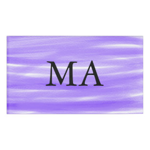 Einfache Monogramm fügen Sie den Namen Mann minima Namenschild