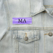 Einfache Monogramm fügen Sie den Namen Mann minima Namensschild (Beispiel)