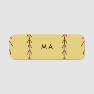 Einfache Monogramm fügen Sie den Namen Mann minima Namensschild
