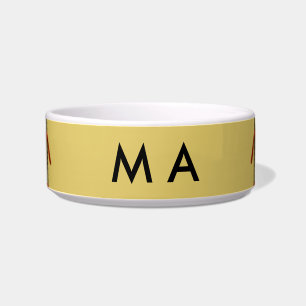 Einfache Monogramm fügen Sie den Namen Mann minima Napf