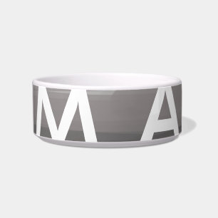 Einfache Monogramm fügen Sie den Namen Mann minima Napf