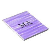 Einfache Monogramm fügen Sie den Namen Mann minima Notizblock (angewinkelt)