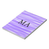 Einfache Monogramm fügen Sie den Namen Mann minima Notizblock (Rotiert)