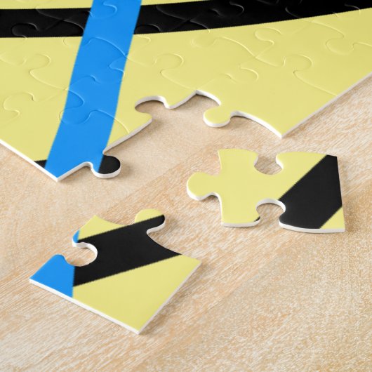 Einfache Monogramm fügen Sie den Namen Mann minima Puzzle (Seite)