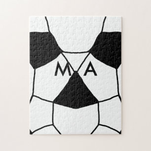 Einfache Monogramm fügen Sie den Namen Mann minima Puzzle