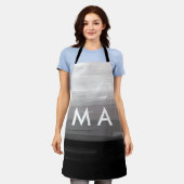 Einfache Monogramm fügen Sie den Namen Mann minima Schürze (Getragen)