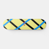 Einfache Monogramm fügen Sie den Namen Mann minima Skateboard (Horizontal)