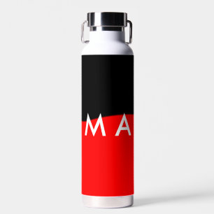 Einfache Monogramm fügen Sie den Namen Mann minima Trinkflasche