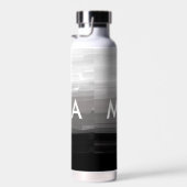 Einfache Monogramm fügen Sie den Namen Mann minima Trinkflasche (Rechts)