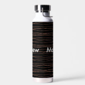 Einfache Monogramm fügen Sie den Namen Mann minima Trinkflasche (Links)
