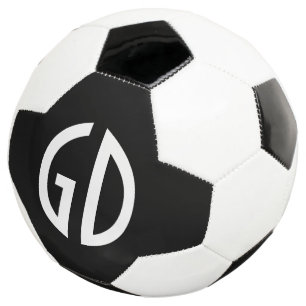 Einfache Monogramm-Ideen 1 Fußball