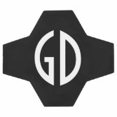 Einfache Monogramm-Ideen 1 Fußball (Flach)
