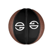 Einfache Monogramm-Ideen 1 Mini Basketball (Vertikal)